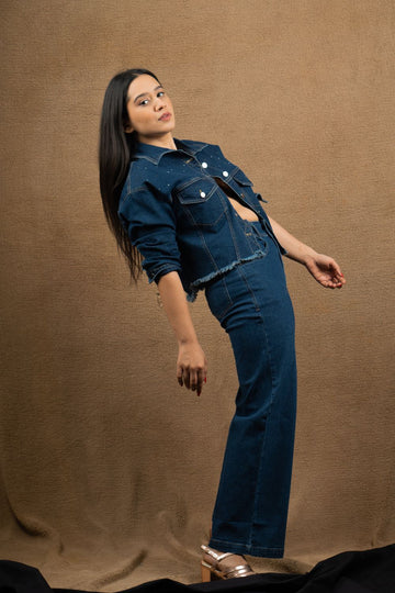 Denim Jacket- Dark Blue