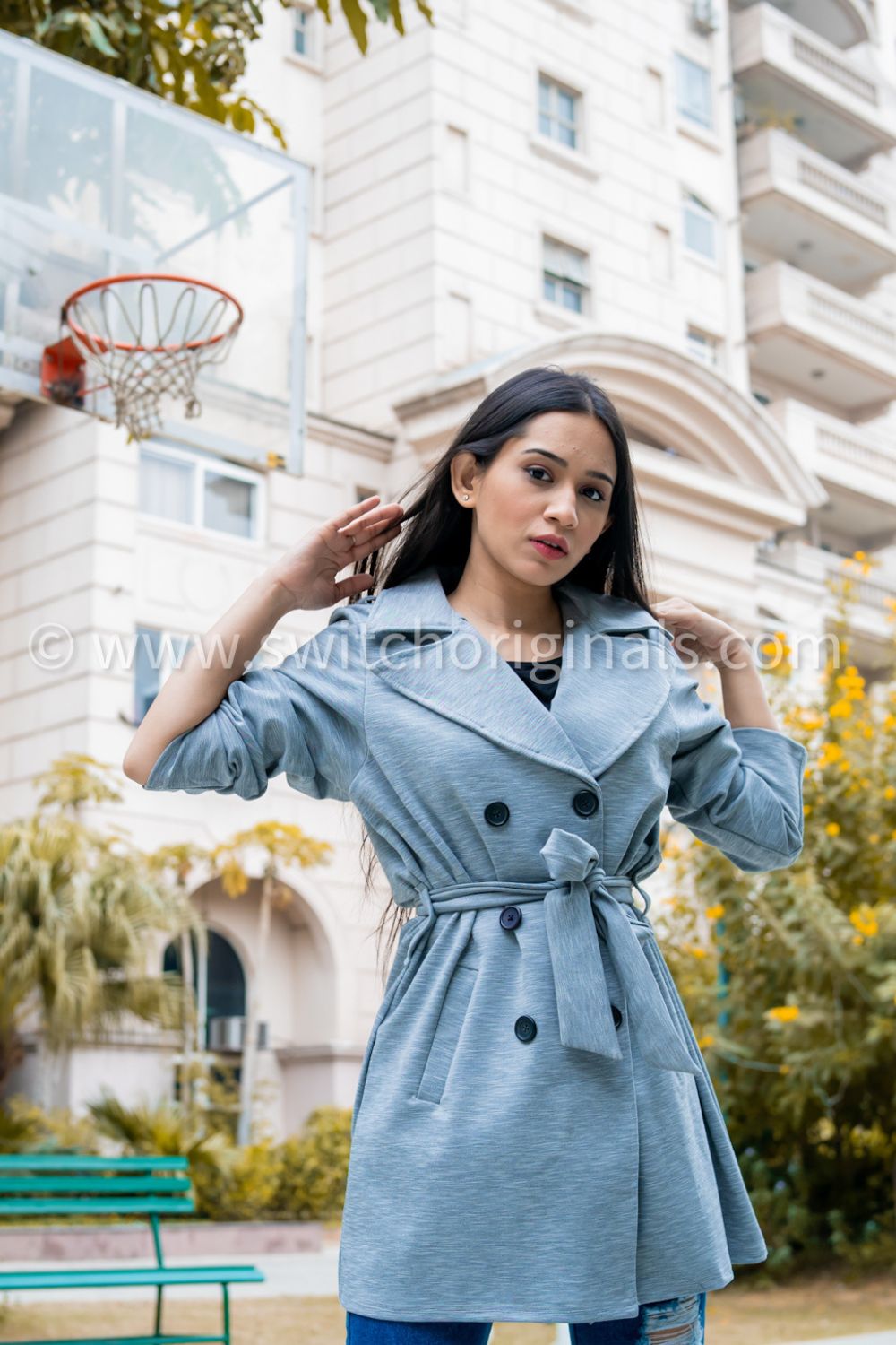 Light Grey Long Coat
