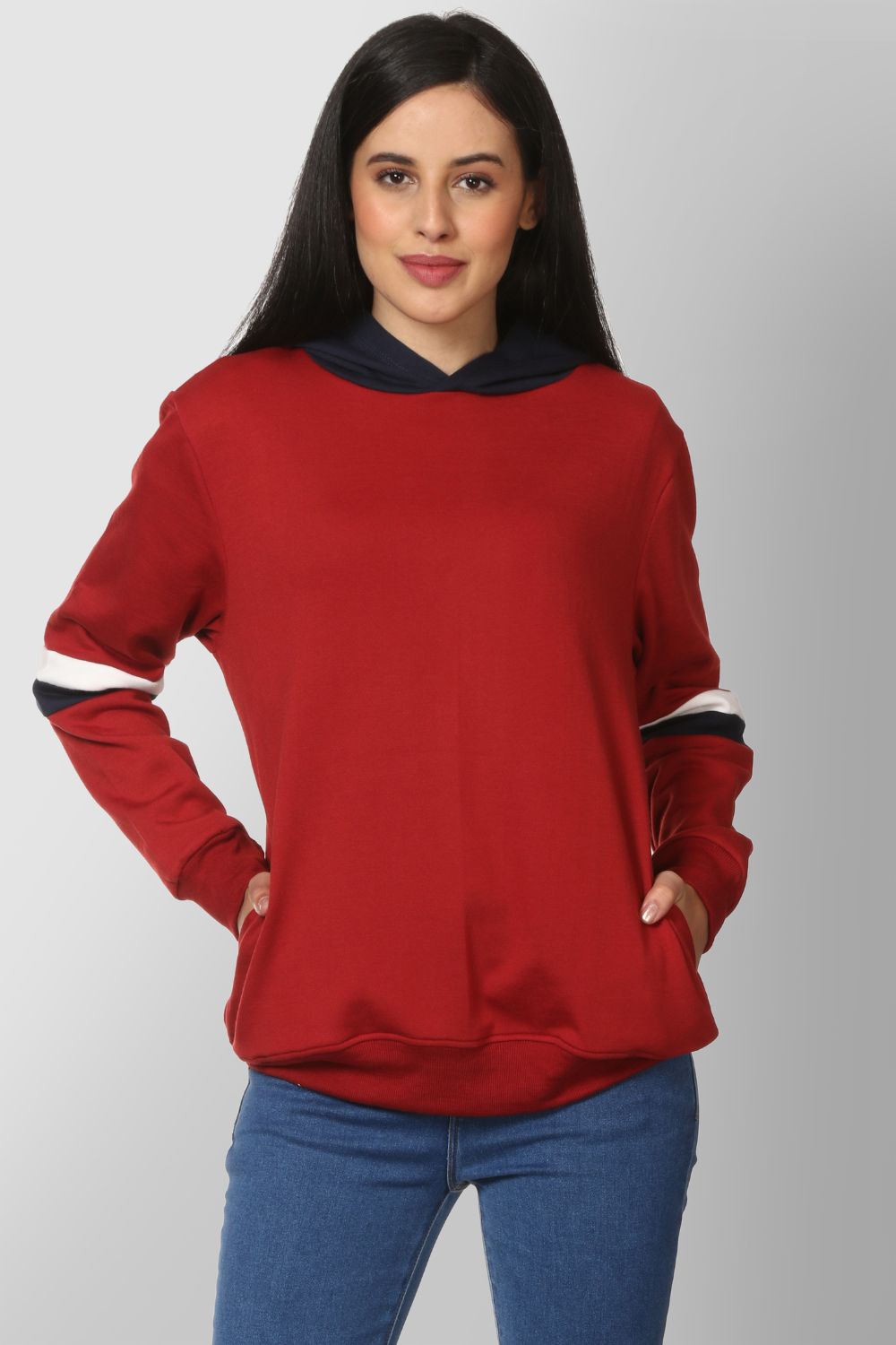 Three Colour Hoodie