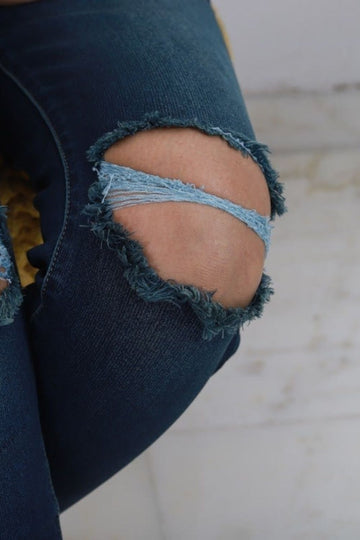 Ripped Knee Denims